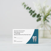 Beste Tandarts Budget Afspraakkaarten Afsprakenkaartje (Staand voorkant)