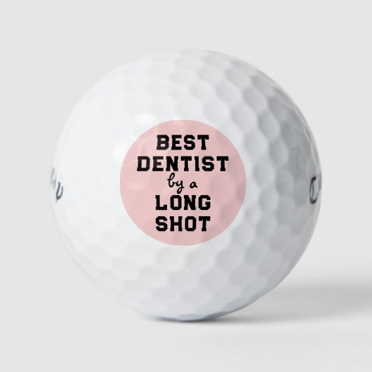 Beste Tandarts Cadeau Golfballen (Voorkant)