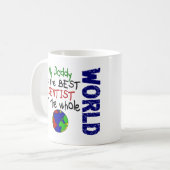 Beste tandarts in de wereld 2 (papa) koffiemok (Voorkant links)