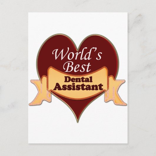 Beste tandarts ter wereld briefkaart (Voorkant)
