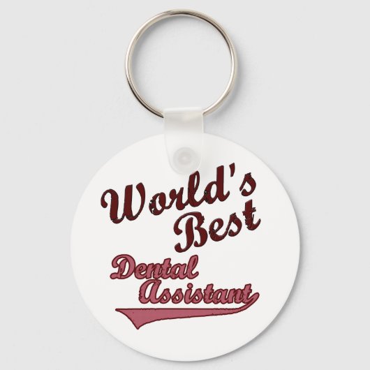 Beste tandarts ter wereld sleutelhanger (Voorkant)