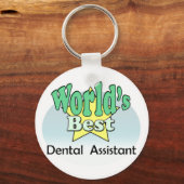 Beste tandarts ter wereld sleutelhanger (Voorkant)