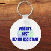 Beste tandarts ter wereld sleutelhanger (Voorkant)