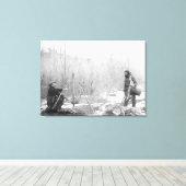 Beste tante bij Deadwood foto Canvas Afdruk (Insitu (Houten vloer))