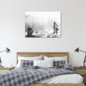 Beste tante bij Deadwood foto Canvas Afdruk (Insitu (Slaapkamer))