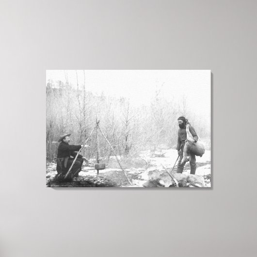 Beste tante bij Deadwood foto Canvas Afdruk (Voorkant)