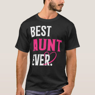 Beste tante bij Moederdag T-shirt