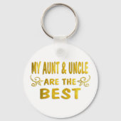 Beste tante en oom sleutelhanger (Voorkant)
