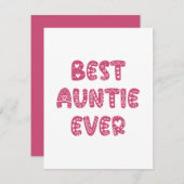 Beste tante Ever (Voorkant / Achterkant)