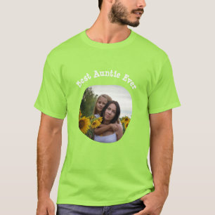Beste tante Ever BAE uploadt je vierkante foto T-shirt