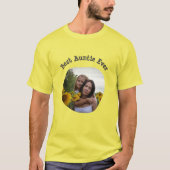 Beste tante Ever BAE uploadt je vierkante foto T-shirt (Voorkant)