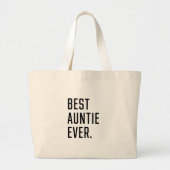 Beste tante Ever Grote Tote Bag (Voorkant)