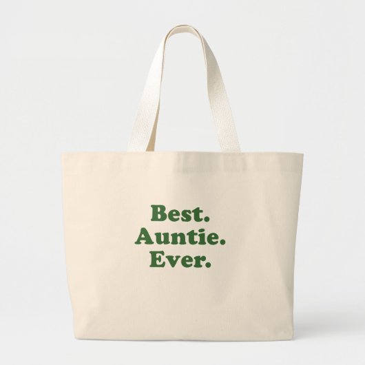 Beste tante Ever Grote Tote Bag (Voorkant)