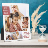 Beste tante Ever | Moderne fotocollage Plaque Fotoplaat (Zijkant)