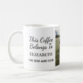 Beste tante Ever - Persoonlijke foto Koffiemok (Links)