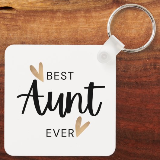 Beste tante Ever Sleutelhanger (Achterkant)