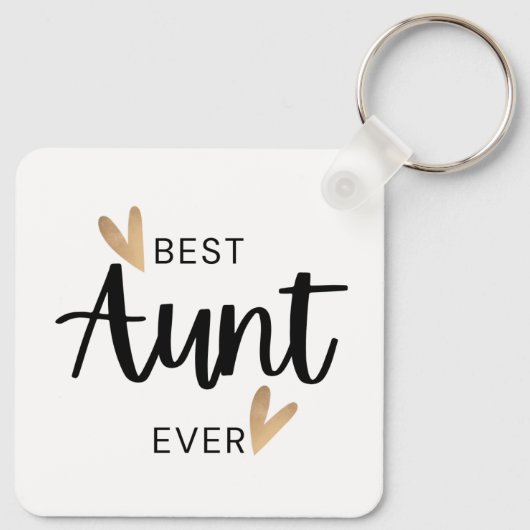 Beste tante Ever Sleutelhanger (Achterkant)