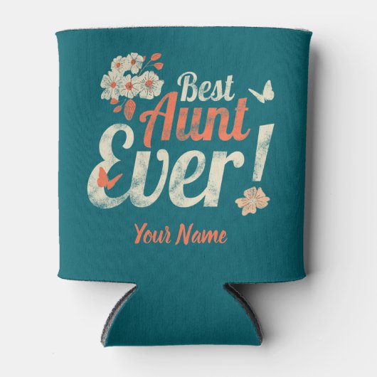 Beste tante Ever  tante Birthday Godmoeder Blikjeskoeler (Voorkant)