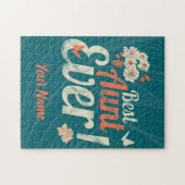 Beste tante Ever  tante Birthday Godmoeder Legpuzzel (Horizontaal)