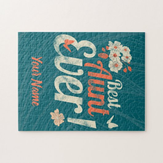 Beste tante Ever  tante Birthday Godmoeder Legpuzzel (Horizontaal)