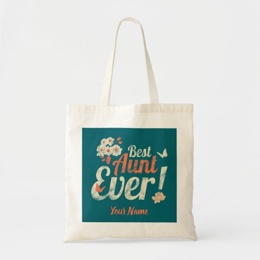 Beste tante Ever  tante Birthday Godmoeder Tote Bag (Voorkant)