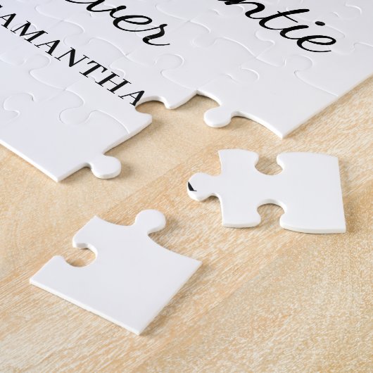 Beste tante fotocollage naam legpuzzel (Zijkant)