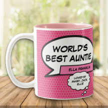 Beste Tante Oma Leuk Coole Strips Vrouwelijk Roze