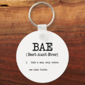 Beste tante ooit BAE Cool Auntie Giften Sleutelhanger (Voorkant)