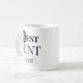 Beste tante ooit Bitcoin Crypto Cryptocurrency Koffiemok (Voorkant links)