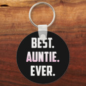 Beste tante ooit geweldig cadeau voor favoriete oo sleutelhanger (Voorkant)