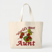 Beste tante ooit lieveheersbeestje grote tote bag (Voorkant)