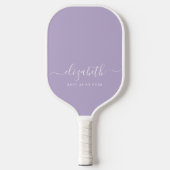 Beste tante ooit Monogram Lavendel Pickleball Paddle (Voorkant)
