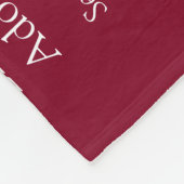 Beste tante ooit Oma definitie Bourgondië plezier Fleece Deken (Hoek)