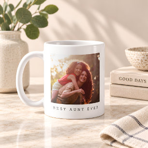 Beste tante ooit Persoonlijk foto geschenk Koffiemok