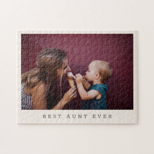Beste tante ooit Persoonlijk foto geschenk Legpuzzel