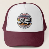 Beste tante ooit, retro Best tante Ever, tante Gif Trucker Pet (Voorkant)