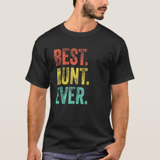 beste tante ooit retro tante mam moeder sterven t-shirt
