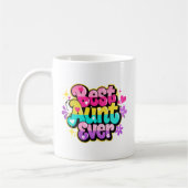 Beste tante ooit (stijl 3) koffiemok (Links)