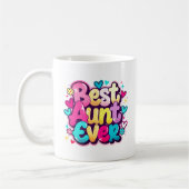 Beste tante ooit (stijl 4) koffiemok (Links)