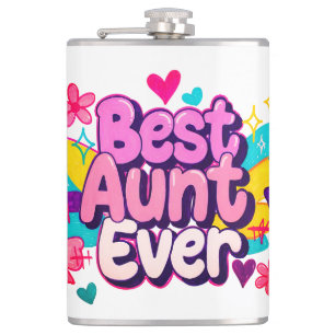 Beste tante ooit (Stijl 5) Heupfles