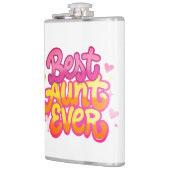Beste tante ooit (stijl 6) heupfles (Links)
