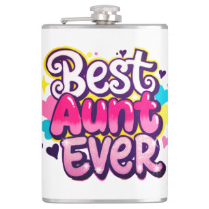Beste tante ooit (Stijl 7) Heupfles