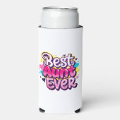 Beste tante ooit (Stijl 7) Seltzer Blikjeskoeler (Seltzer Voorkant)