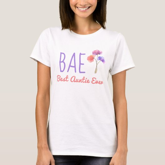 Beste tante ooit t-shirt (Voorkant)