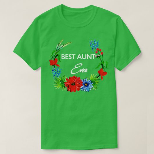 Beste tante ooit t-shirt (Design voorkant)