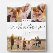 Beste tante ooit tante script hart foto collage fotoplaat (Voorkant)