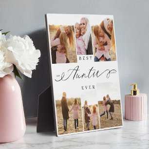 Beste tante ooit tante script hart foto collage fotoplaat