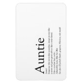 Beste tante ooit, tante, Tia-definitie Magneet (Verticaal)