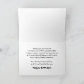 Beste tante ooit, verjaardag met bloemen Kaart (Binnen)