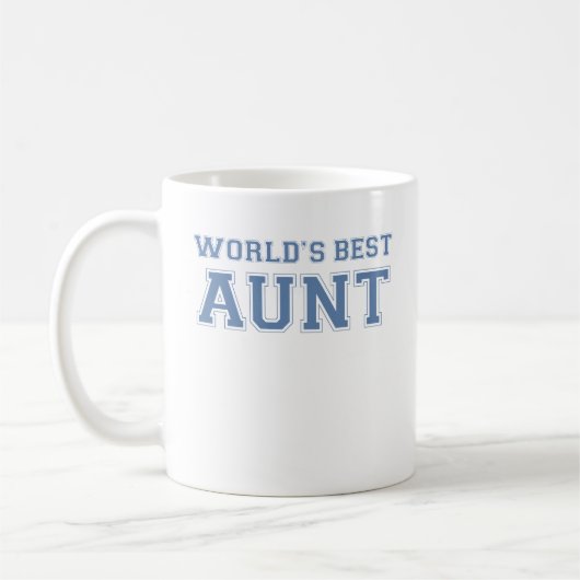 Beste tante op de wereld koffiemok (Links)